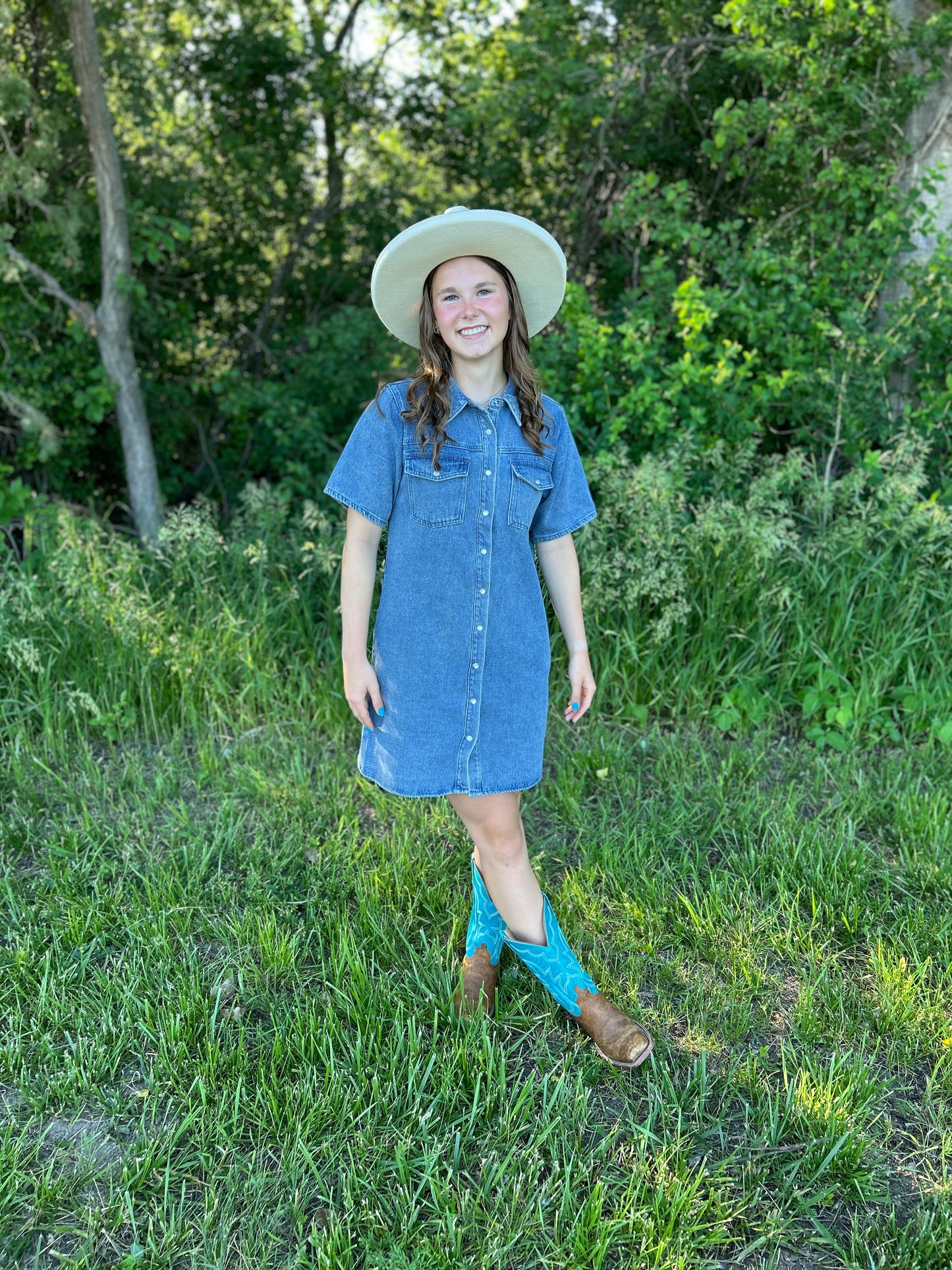 Claire Denim Dress