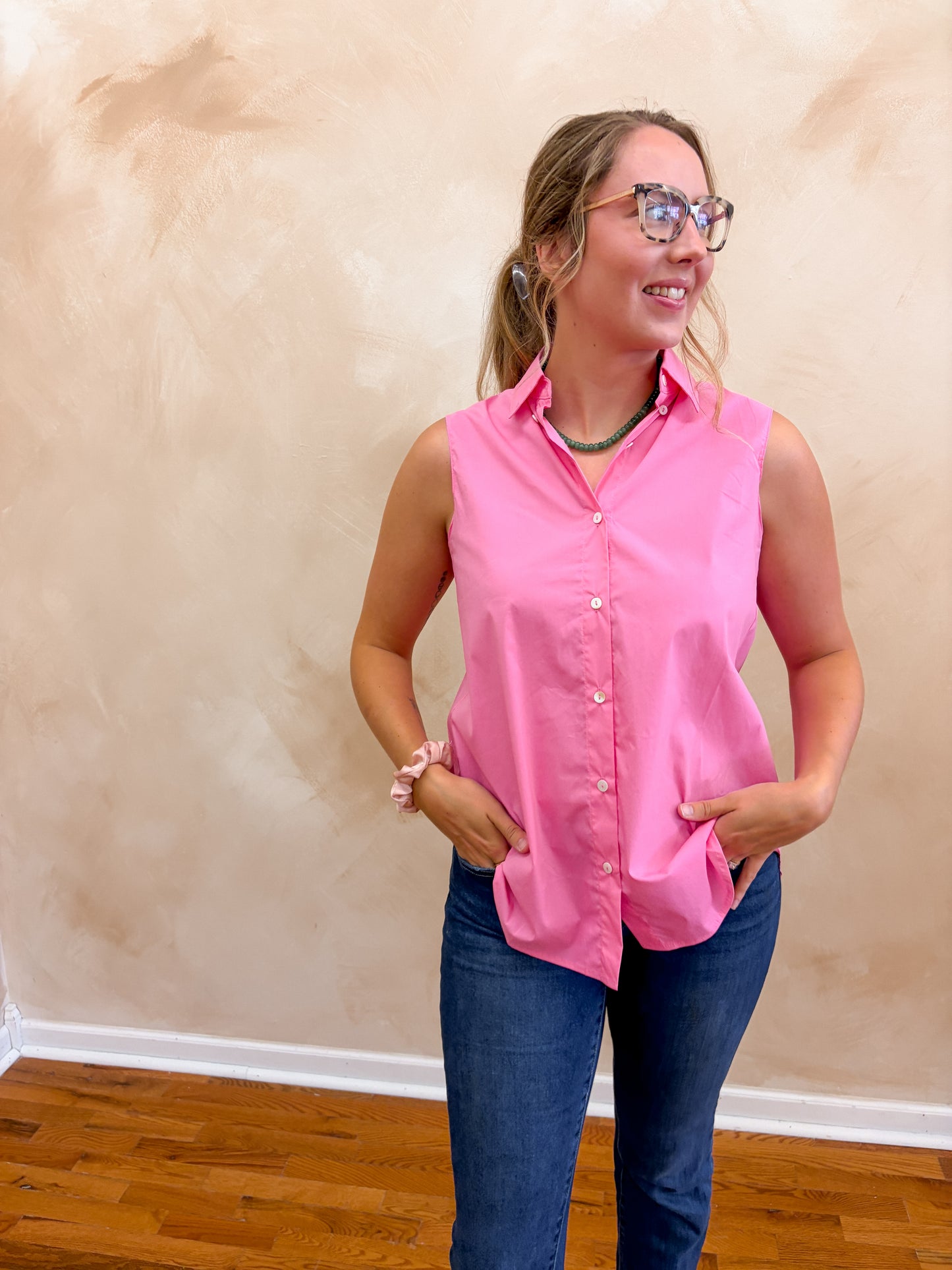 Aria Pink Blouse
