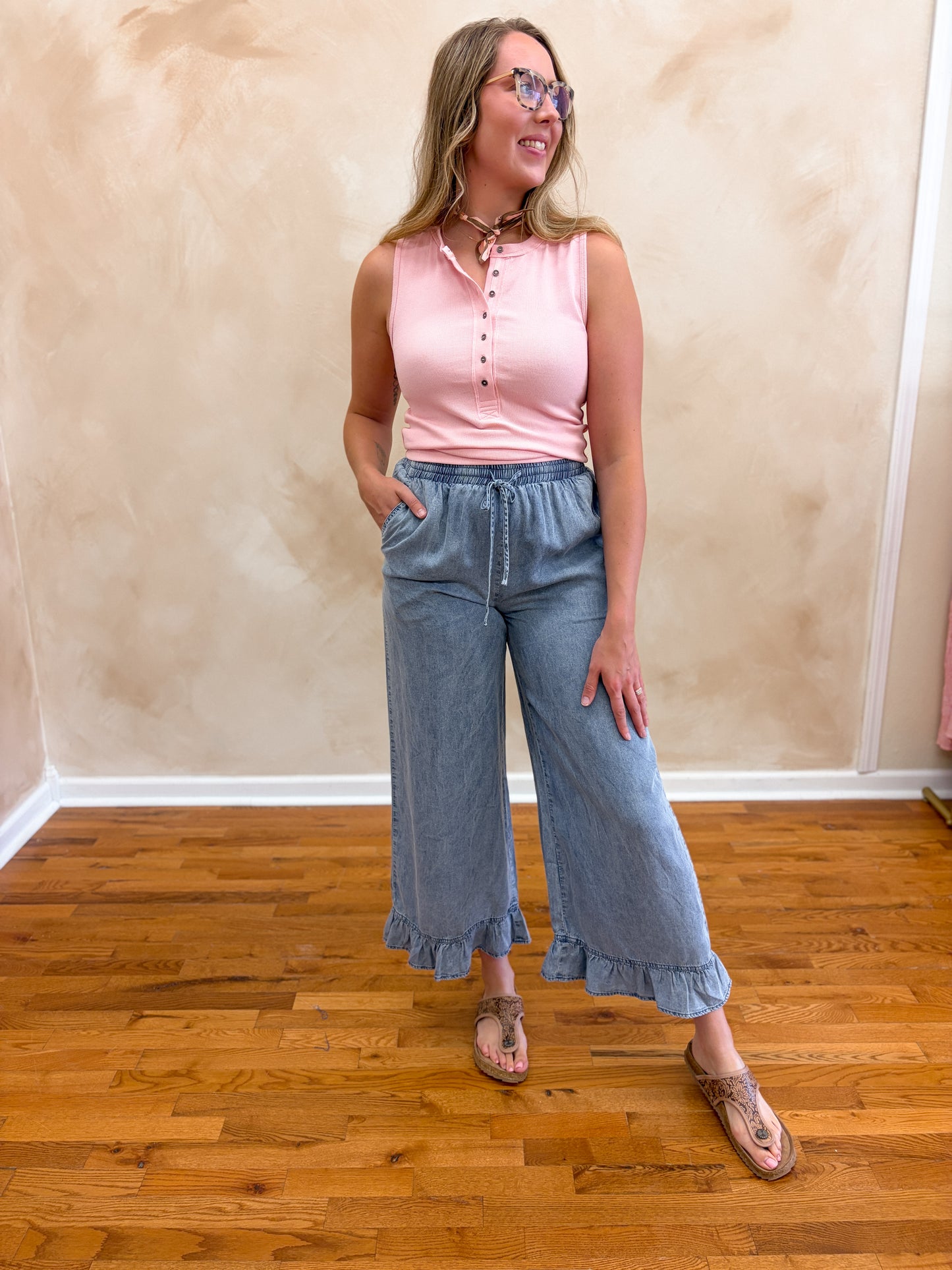 Eleanor Ruffle Pants