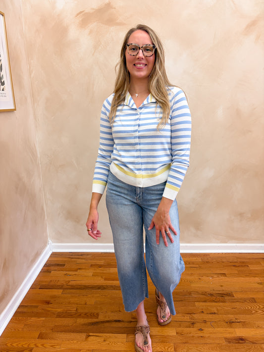 Emma Striped Cardigan