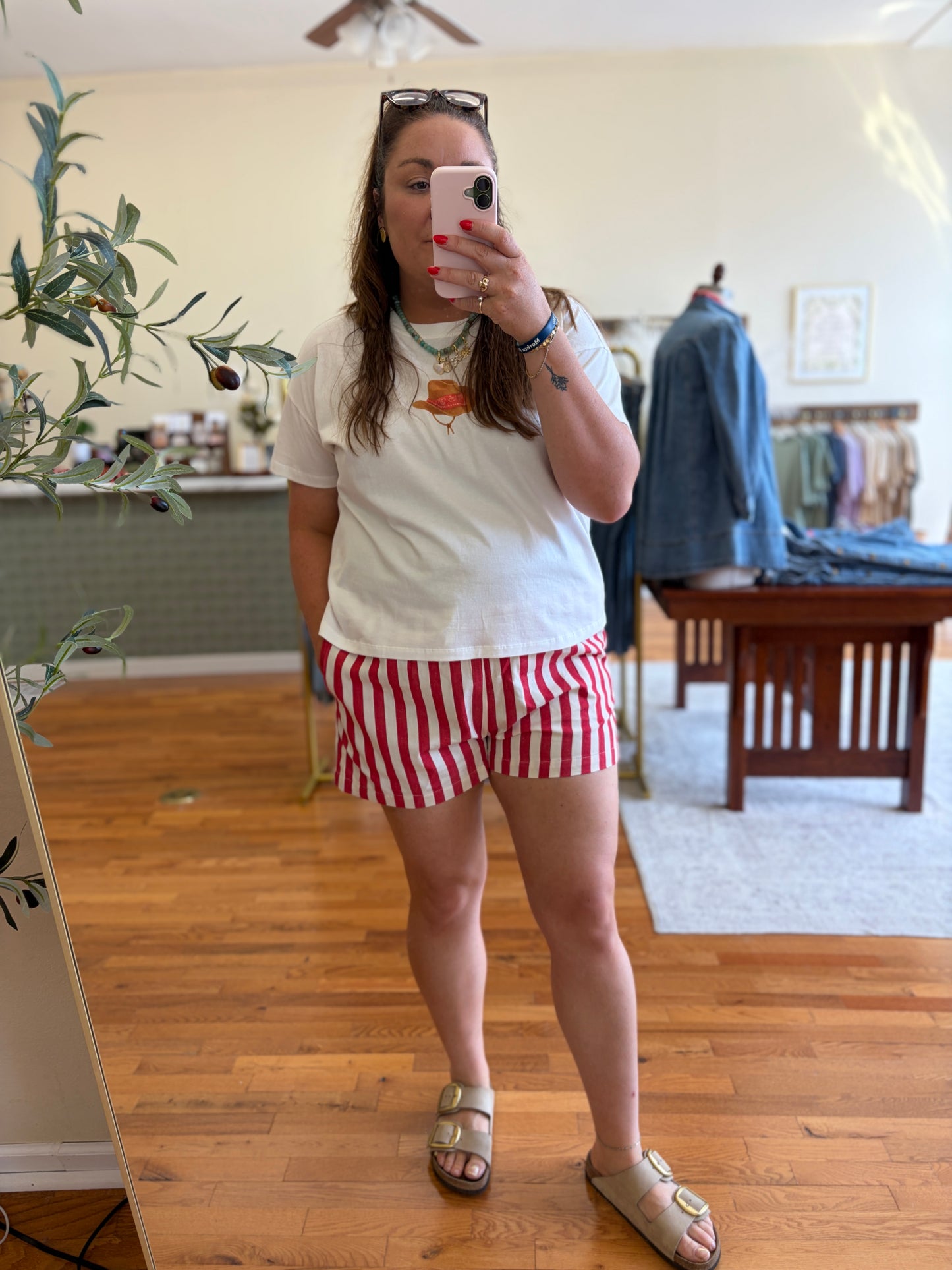 Olivia Striped Shorts