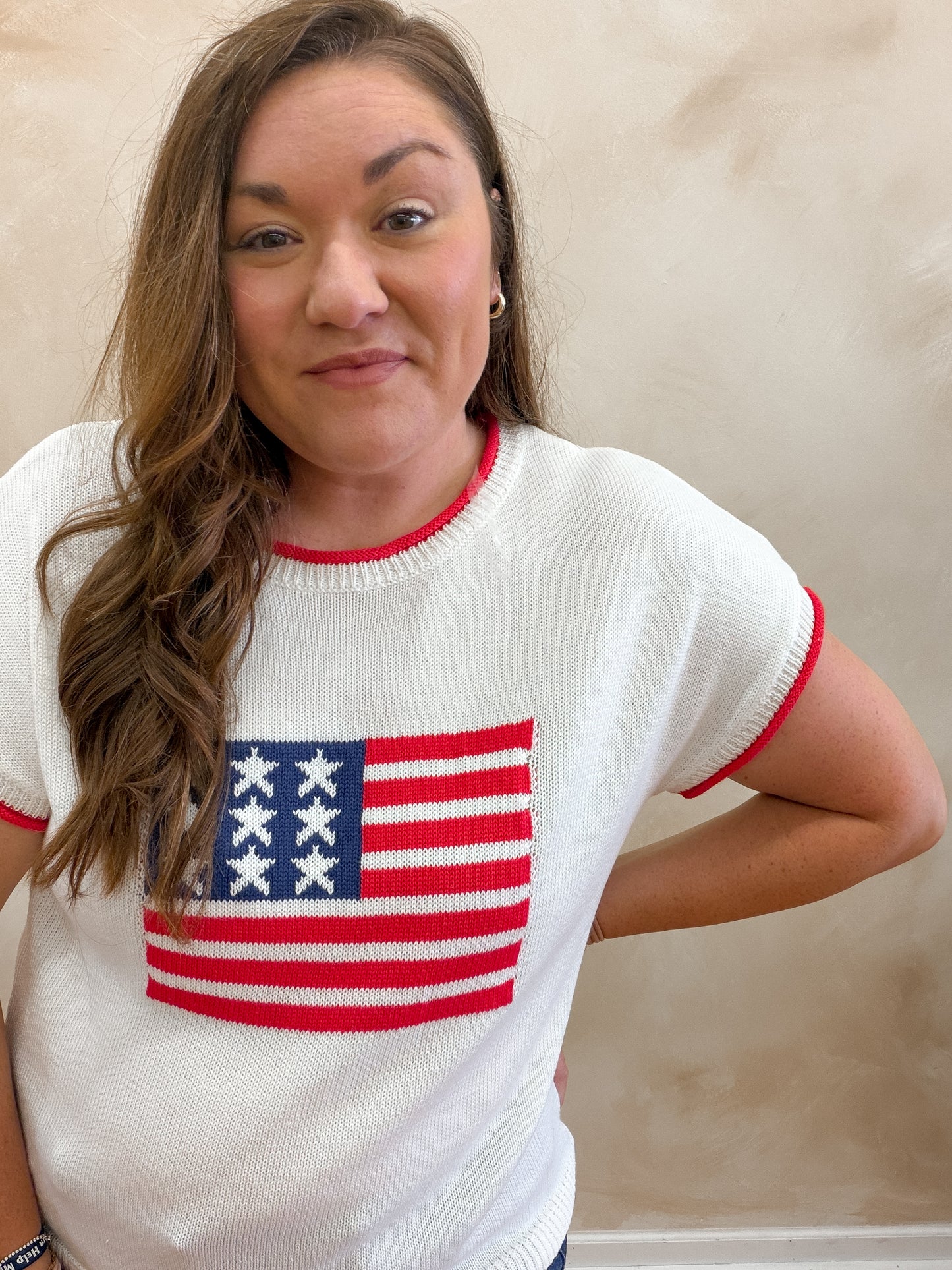 Flag Sweater Vest