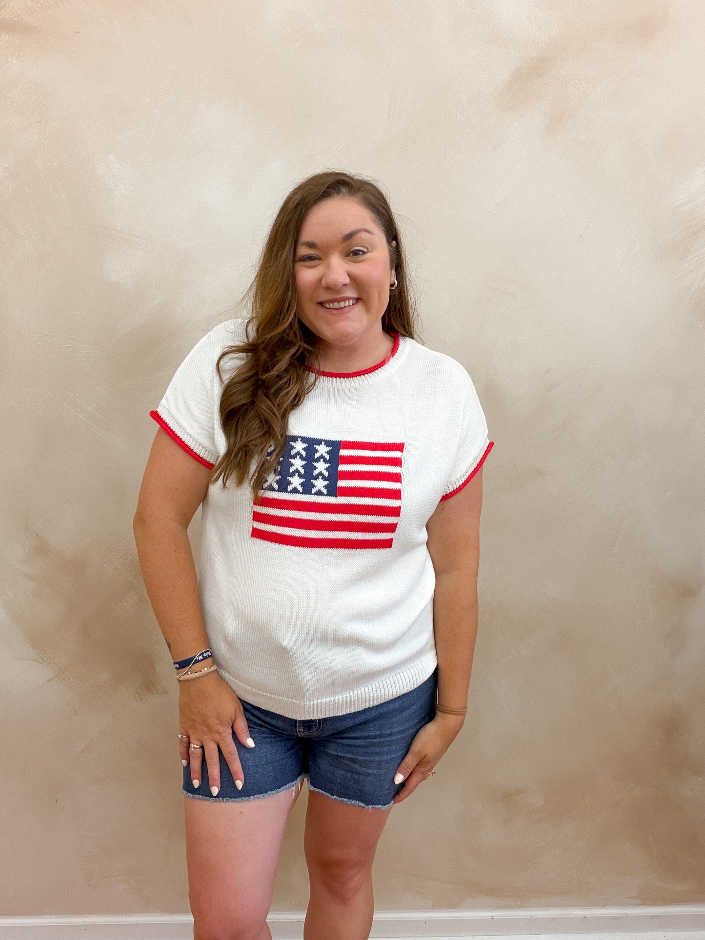 Flag Sweater Vest