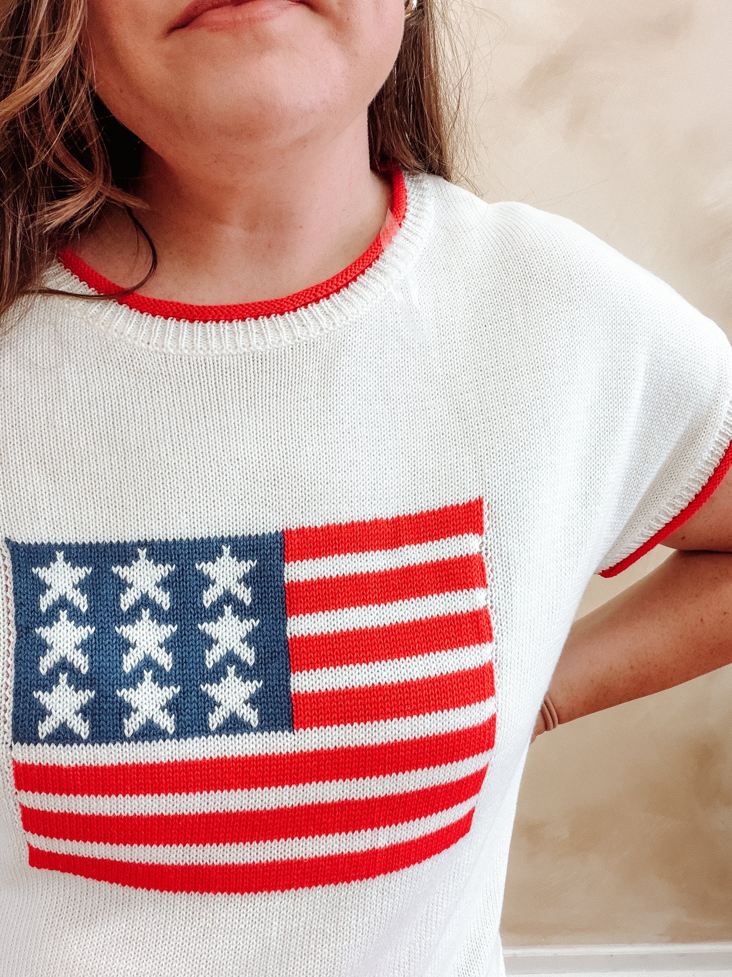Flag Sweater Vest