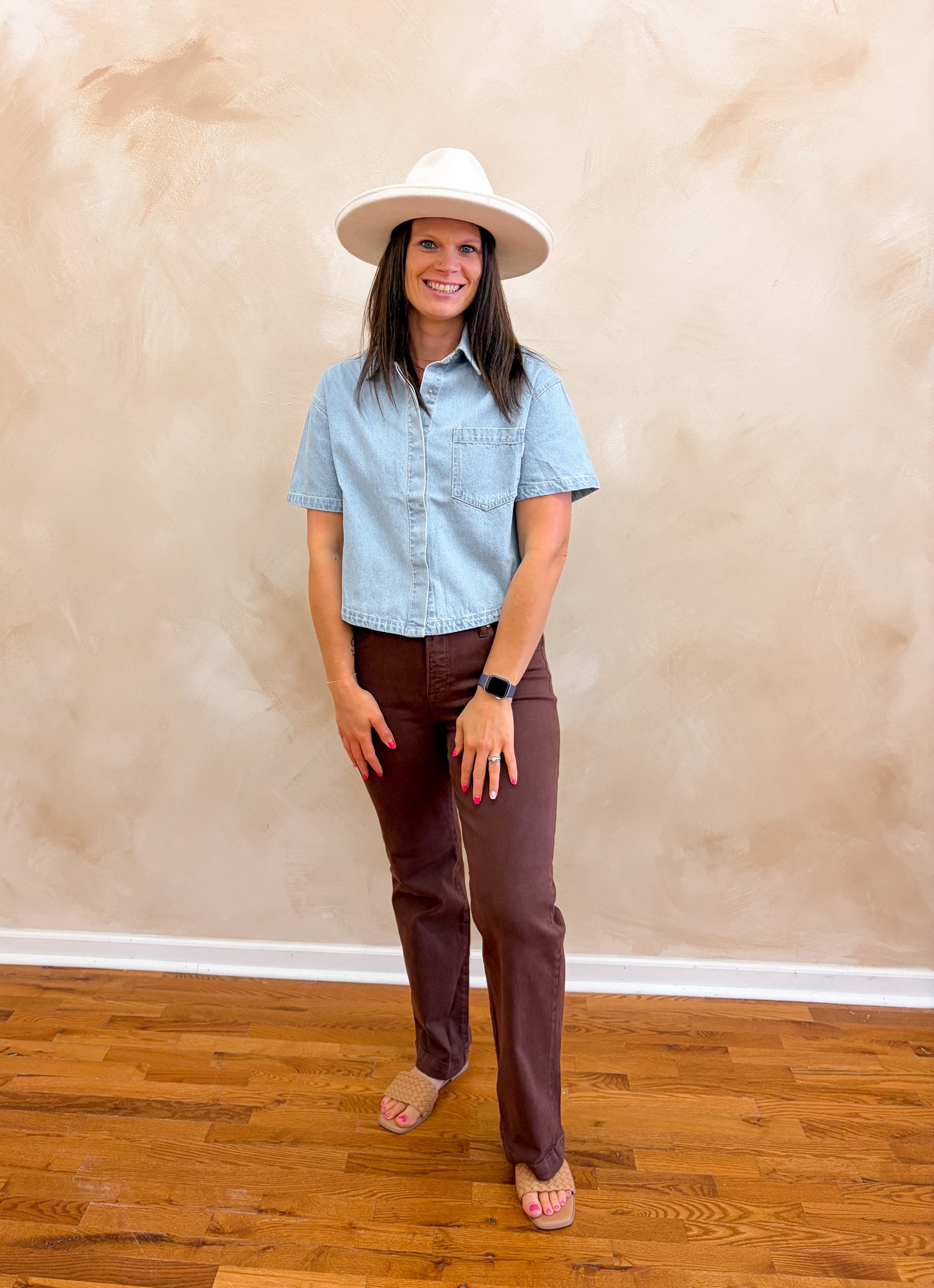 Risen Jeans | Mocha Denim