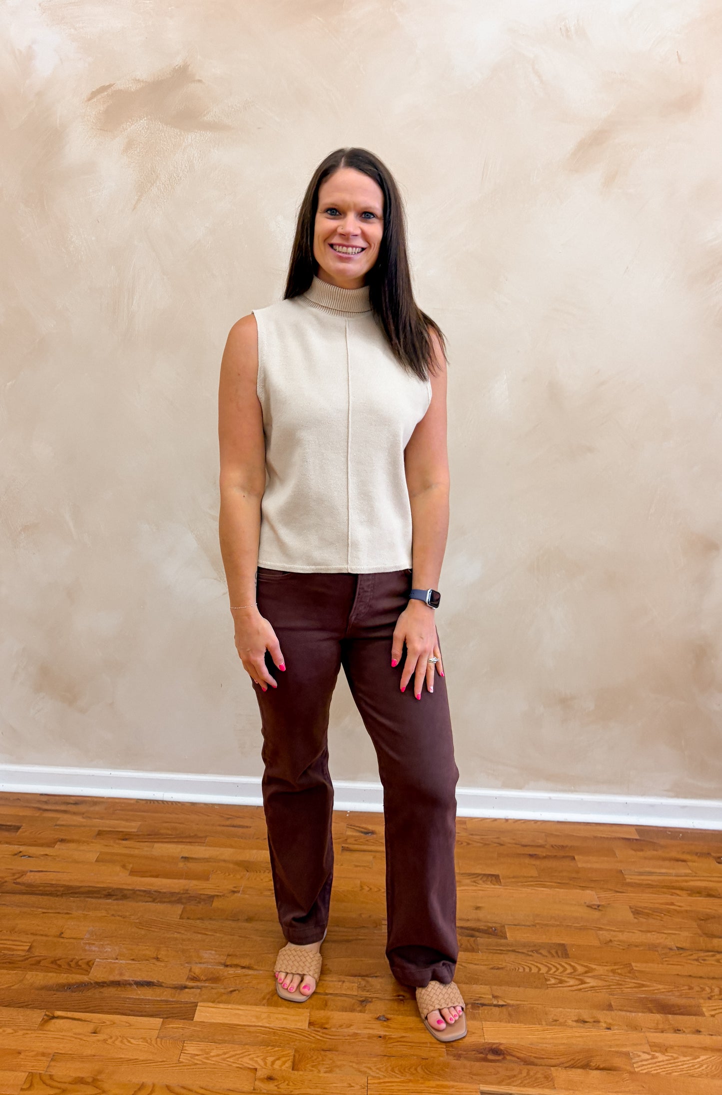 Risen Jeans | Mocha Denim