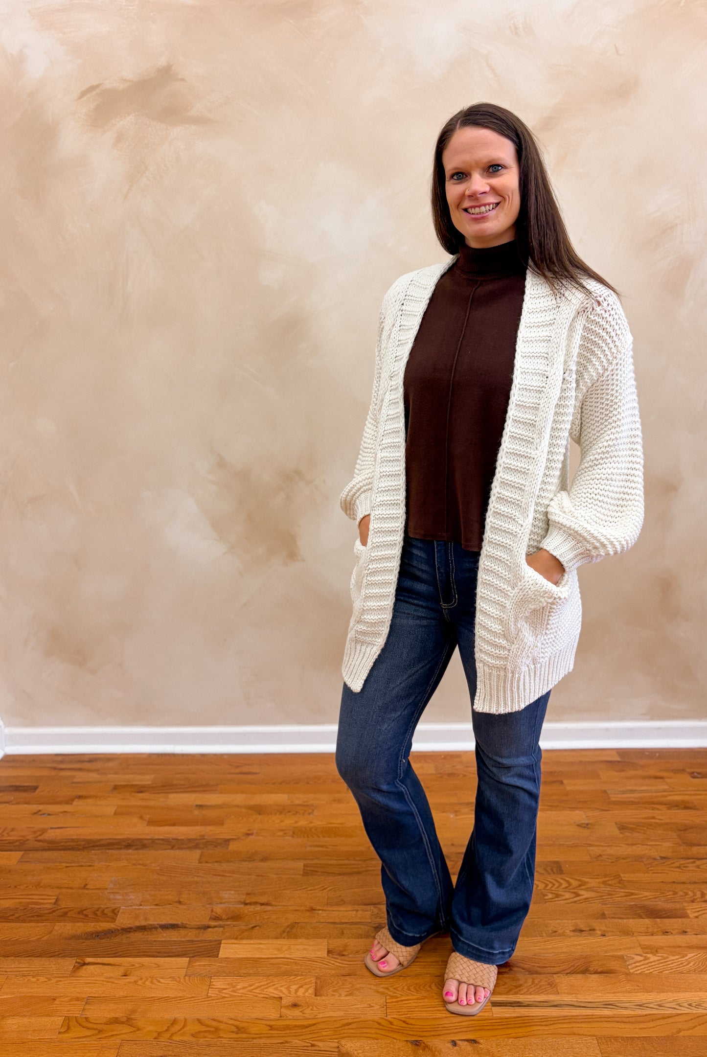 Rosemary Sweater Top | Chocolate