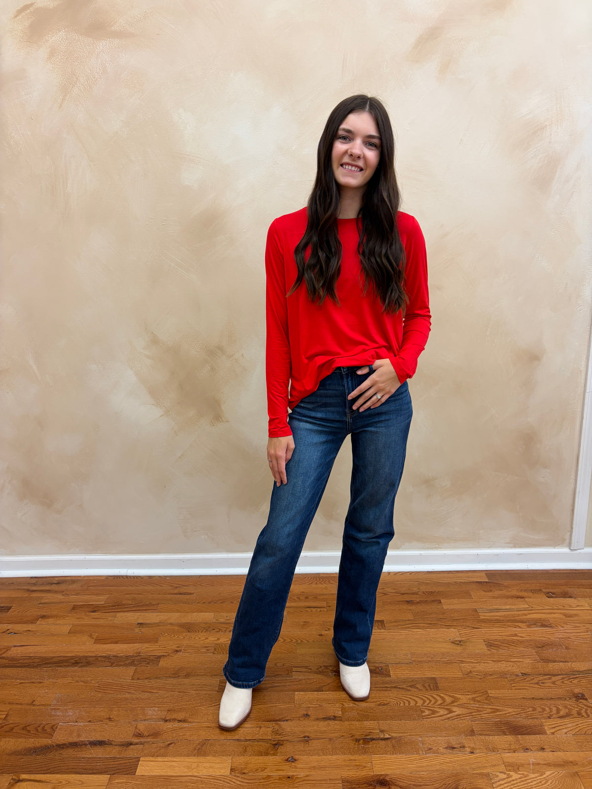 Lexi Everyday Long Sleeve | True Red