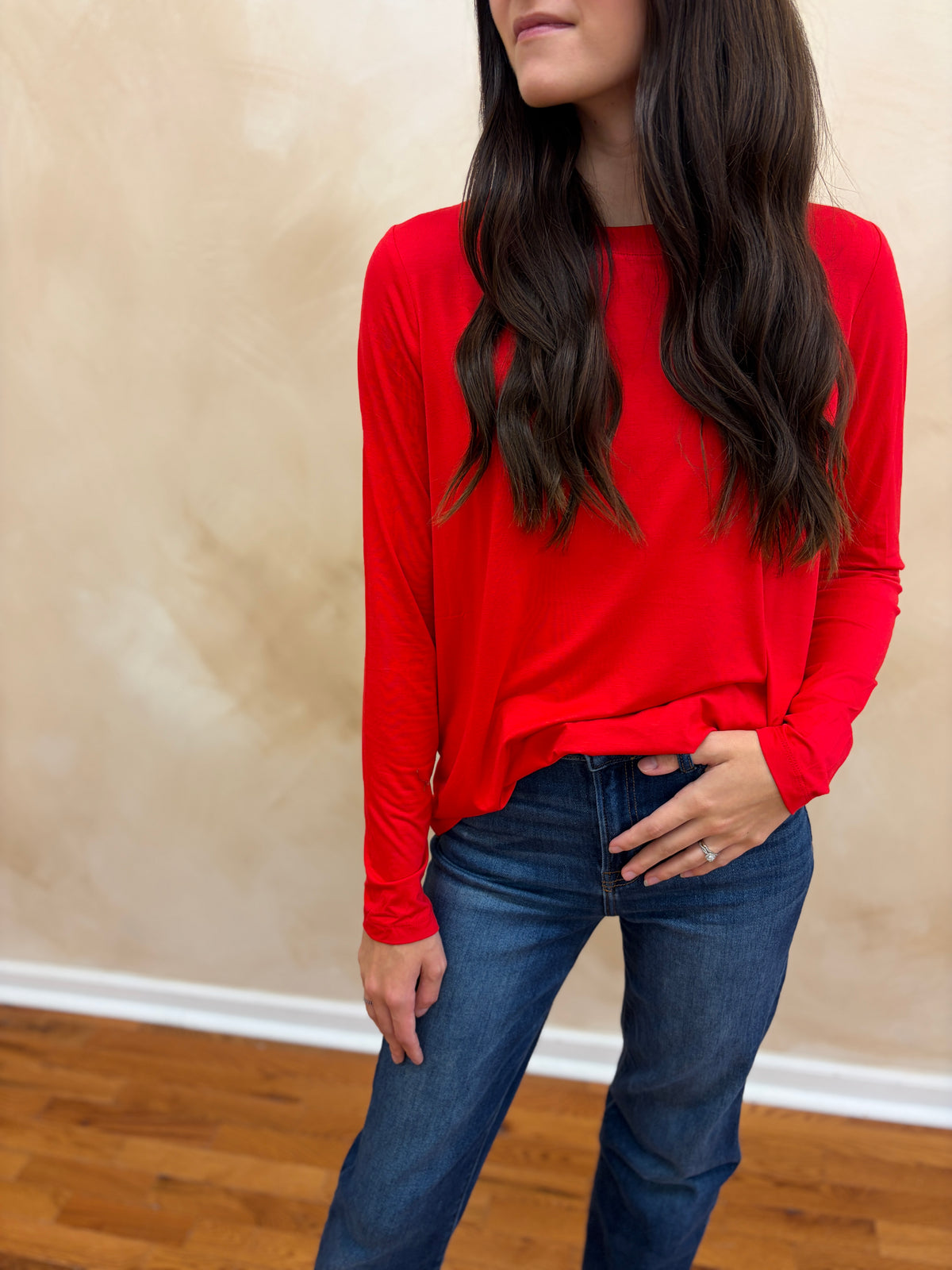 Lexi Everyday Long Sleeve | True Red