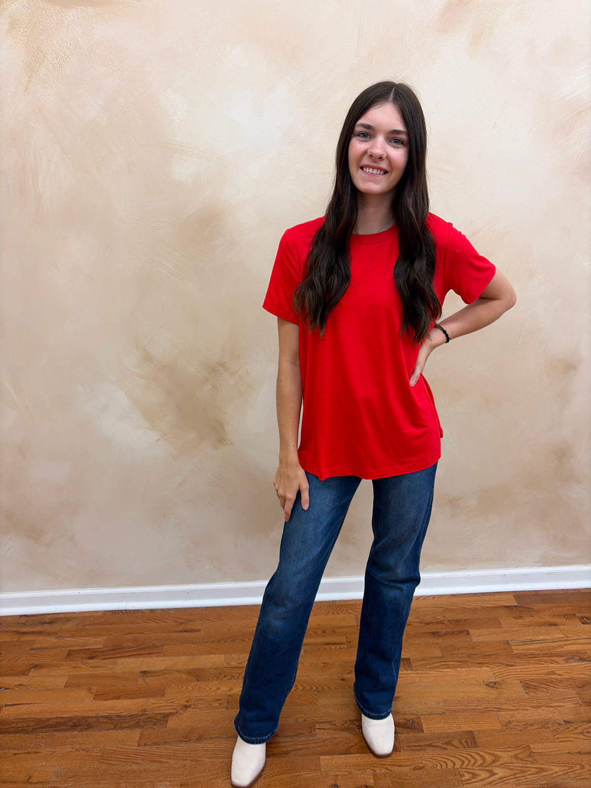 Ellie Everyday Shirt | True Red