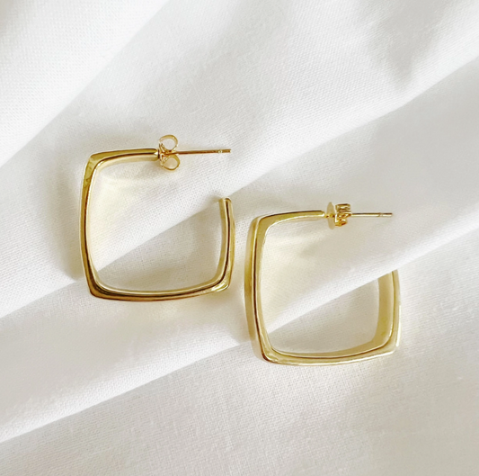 Square Hoop Earring