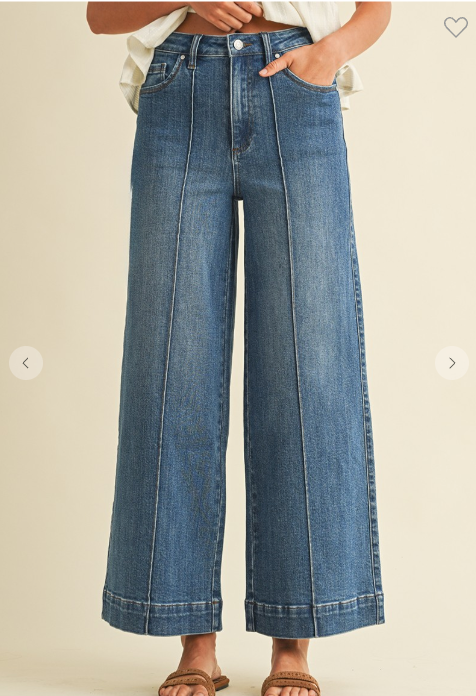 Wide Leg Denim | Medium Wash