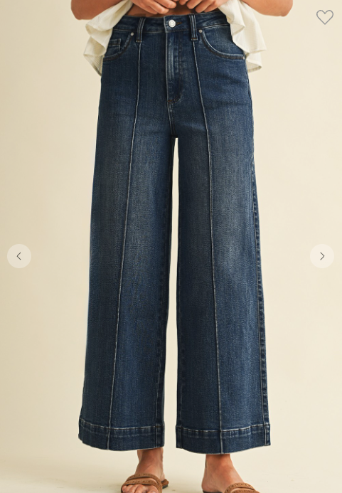 Wide Leg Denim | Dark Wash