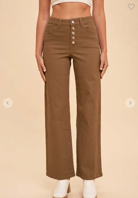 Button-up Denim | Mocha
