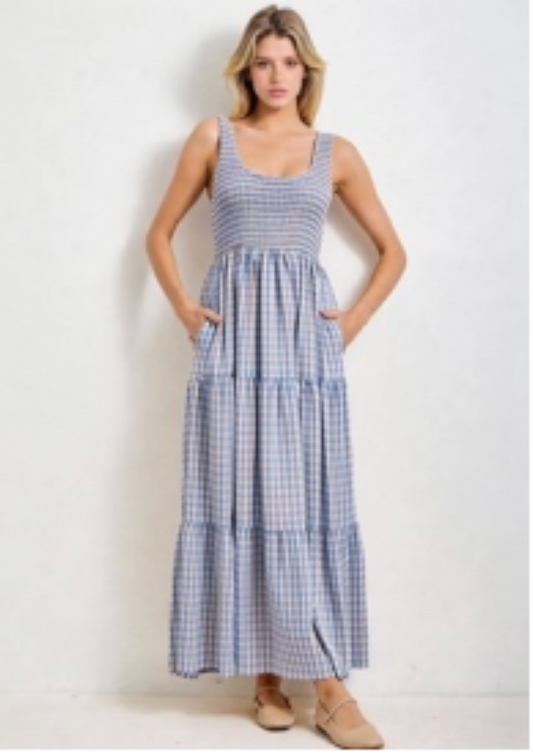 Stella Gingham Dress
