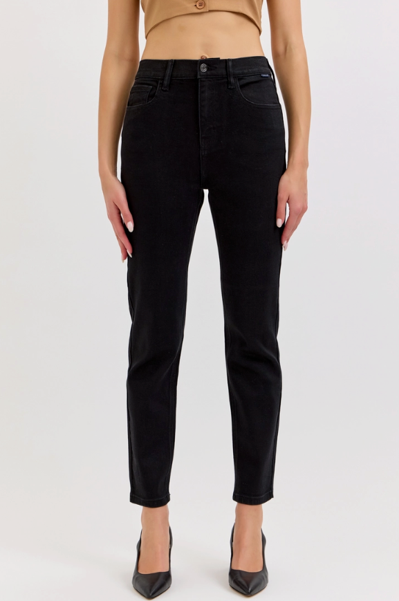 High Rise Straight | Black