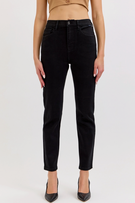 High Rise Straight | Black