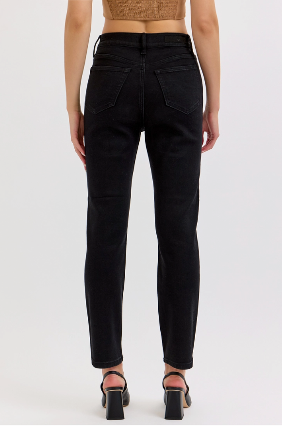 High Rise Straight | Black