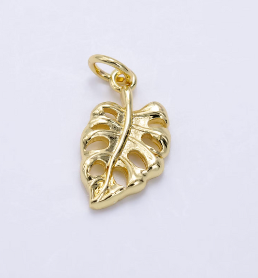 Monstera Charm - Gold