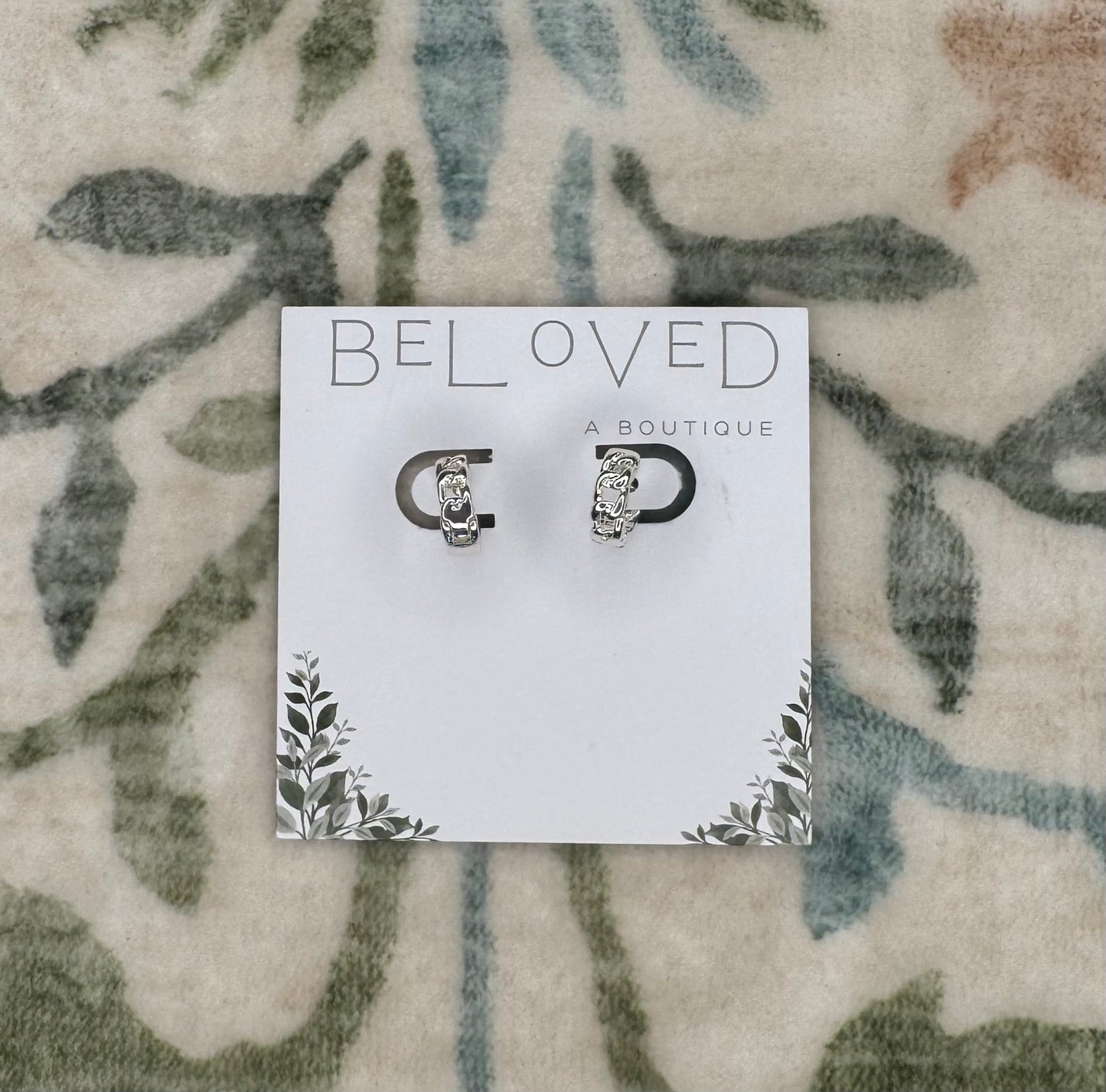 Small Silver Hoops
