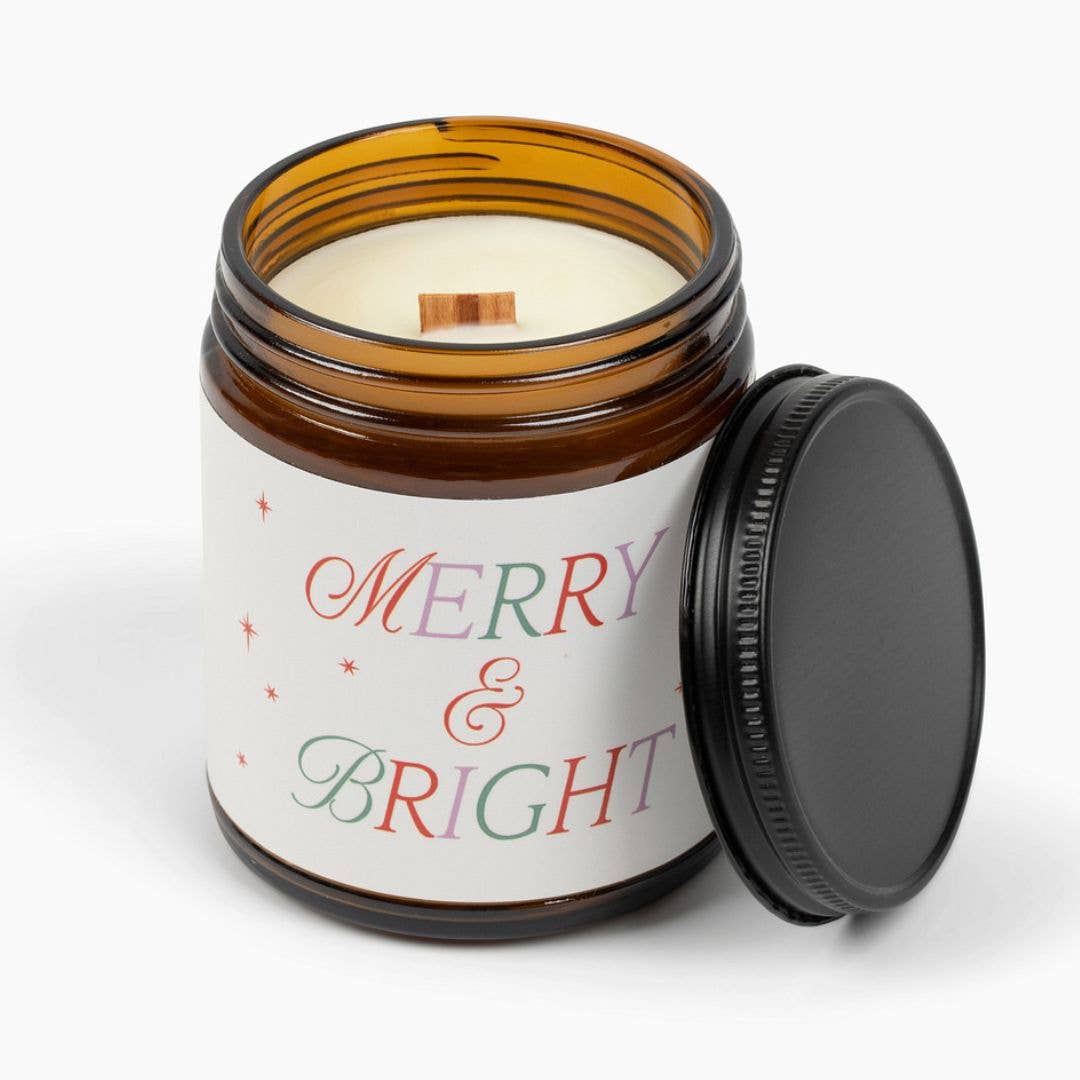 Merry & Bright Beeswax & Essential Oil Celebrate Jar Candle
