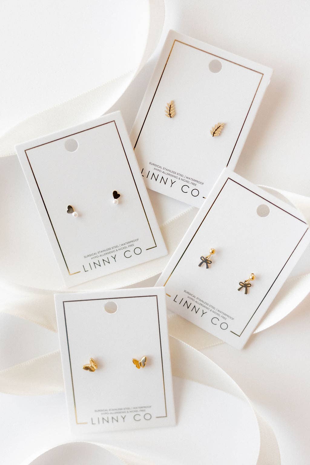 Screwback Stud Earrings - Sylvie