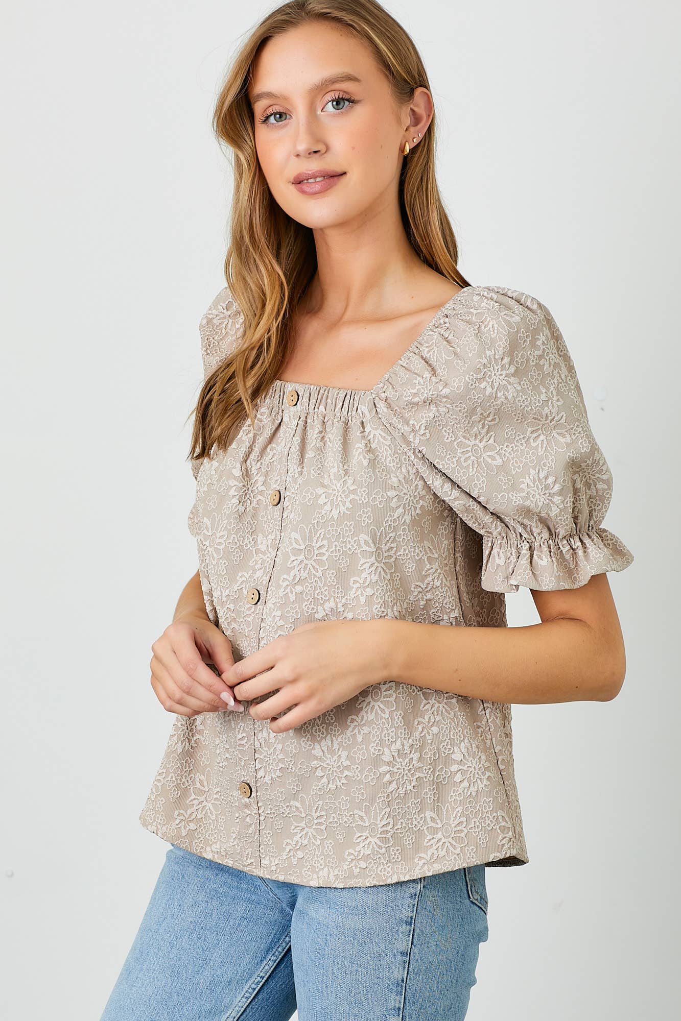 Lauren Blouse | Taupe