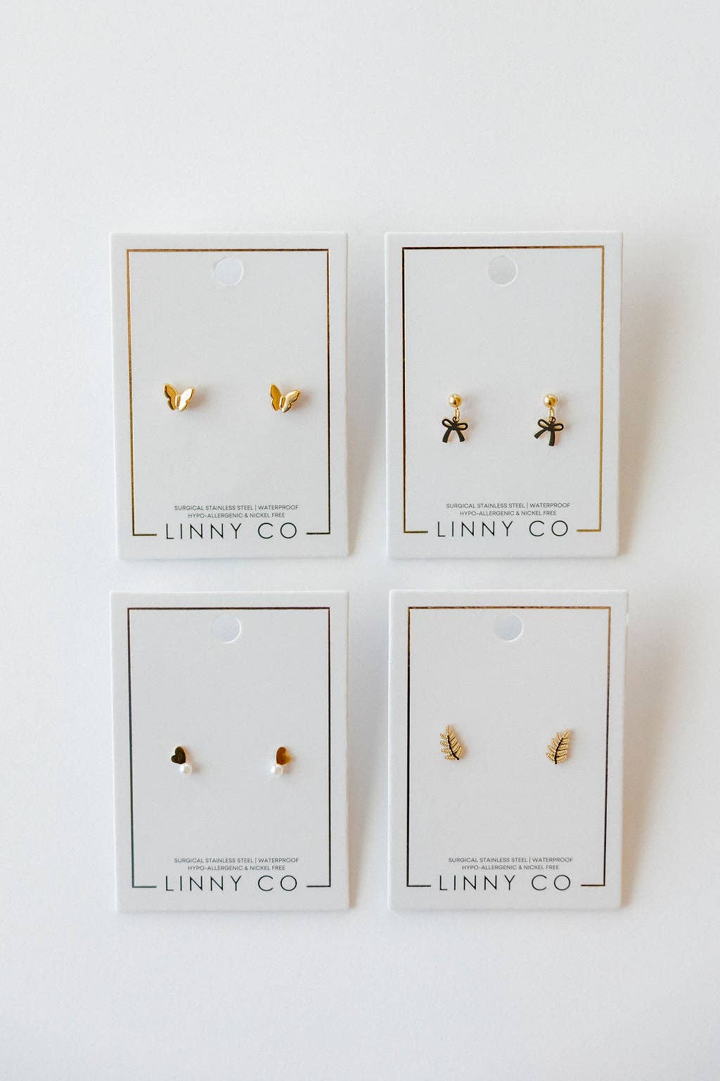 Screwback Stud Earrings - Sylvie