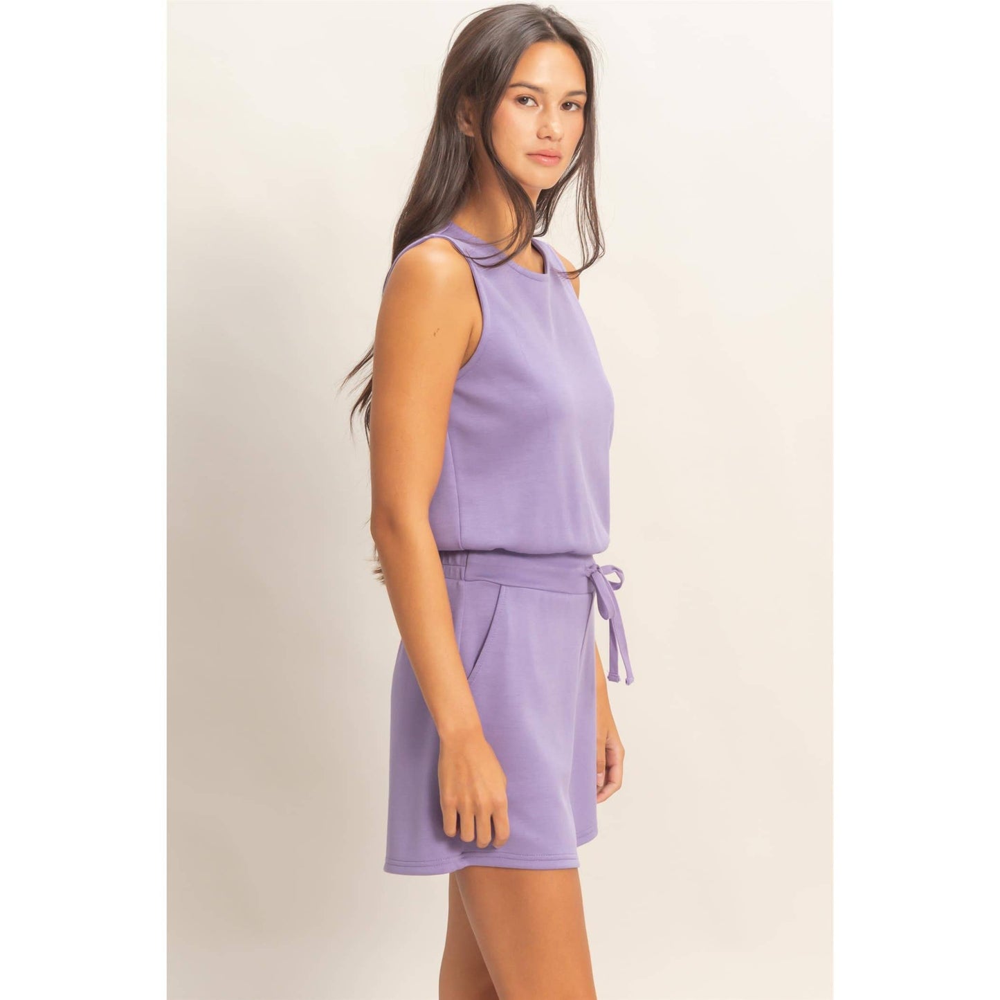 Jackie Romper | Lavender