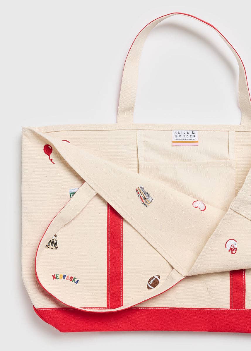 Nebraska Icons Tote | Large