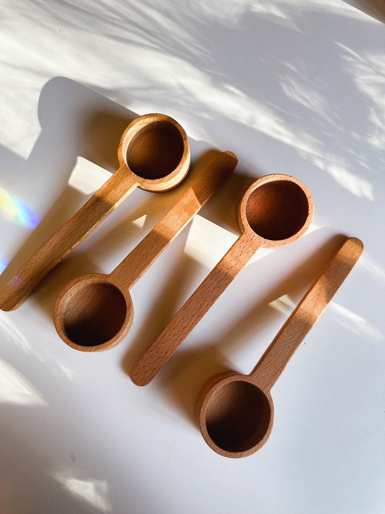 Wooden Tea Scoop | Loose Leaf Herbal Tea Measuring Spoon
