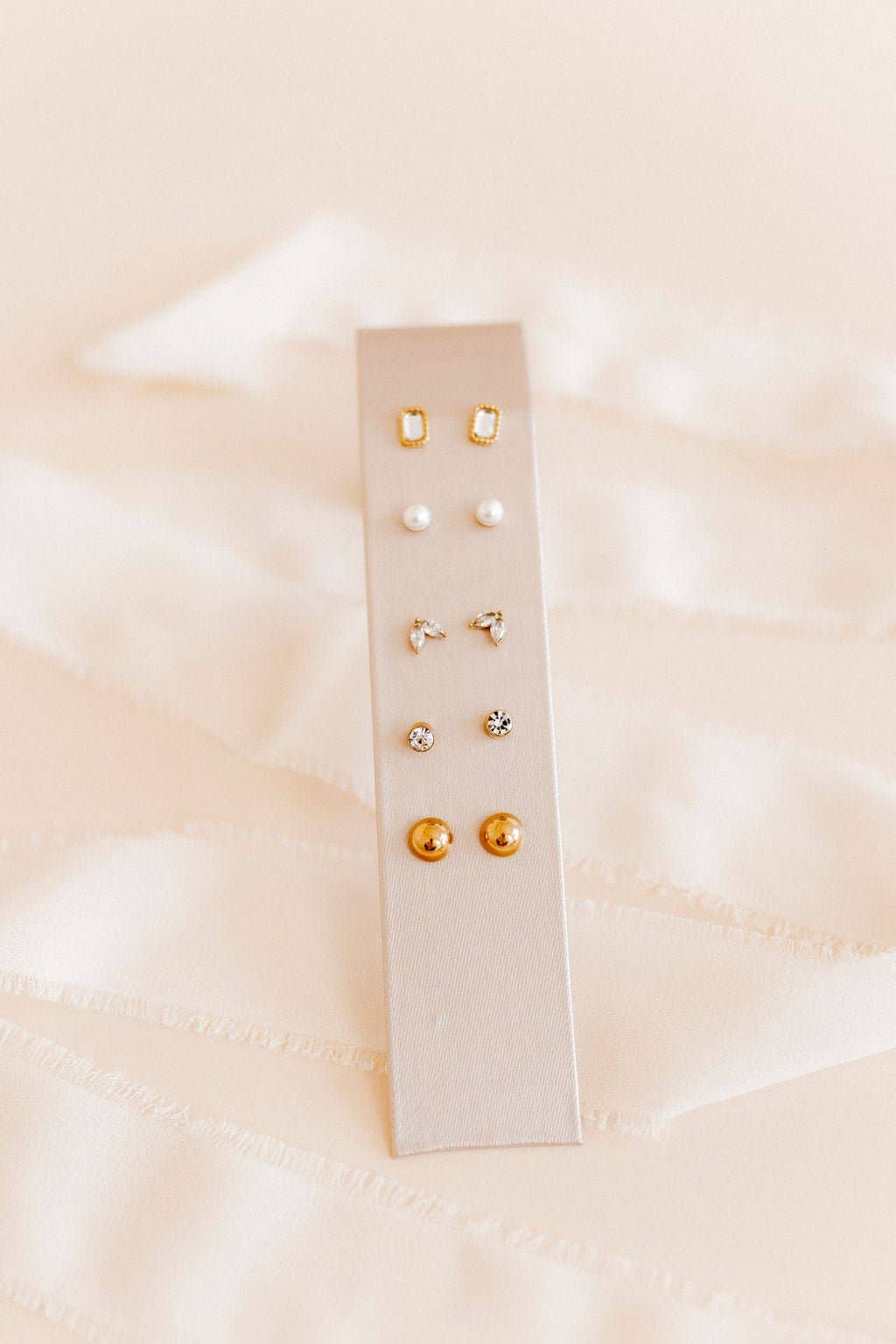 Screwback Stud Earrings - Payton Pearl White 5mm