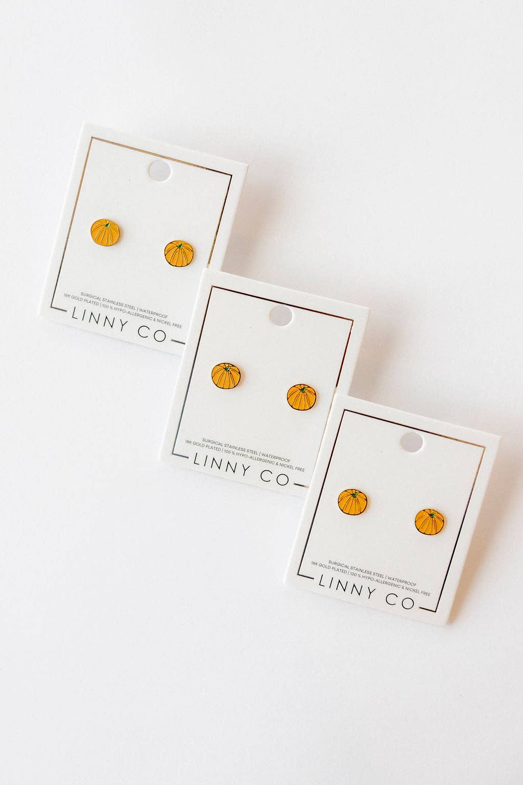 Screwback Stud Earrings - Knox Pumpkin