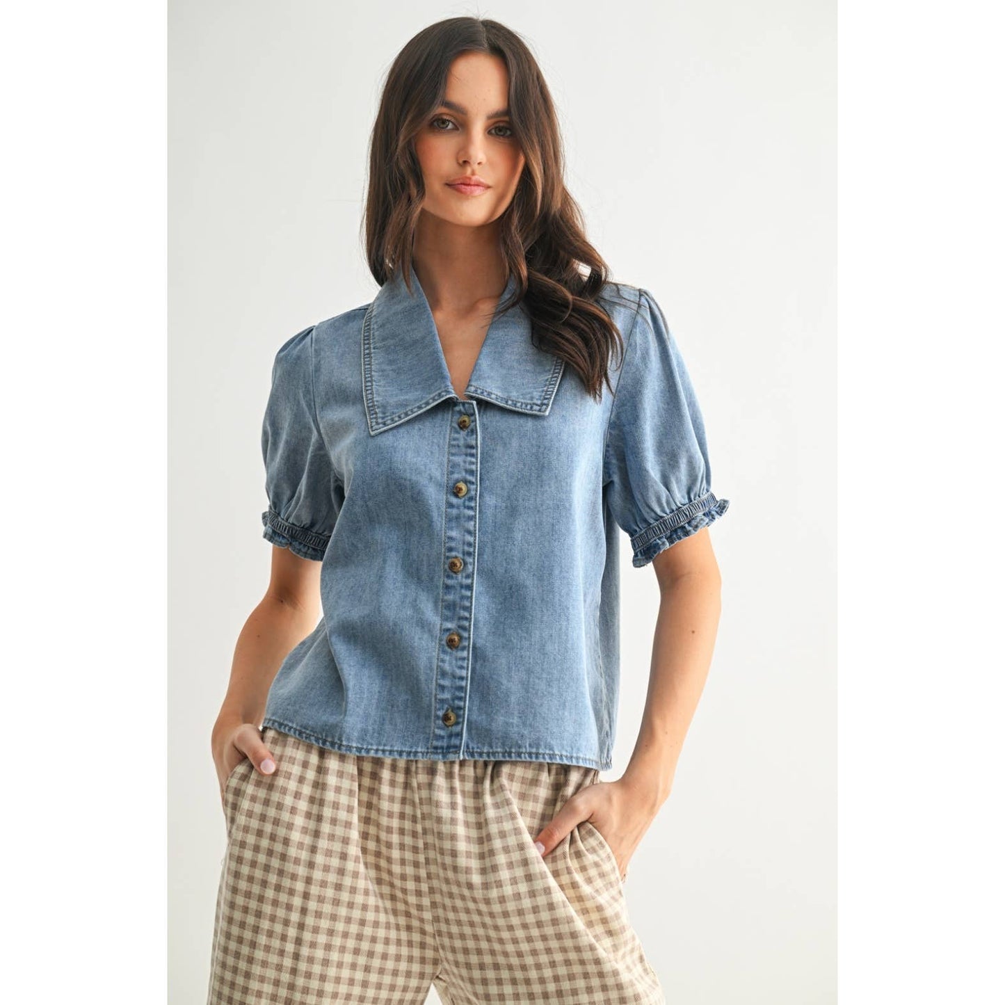 Piper Denim Blouse