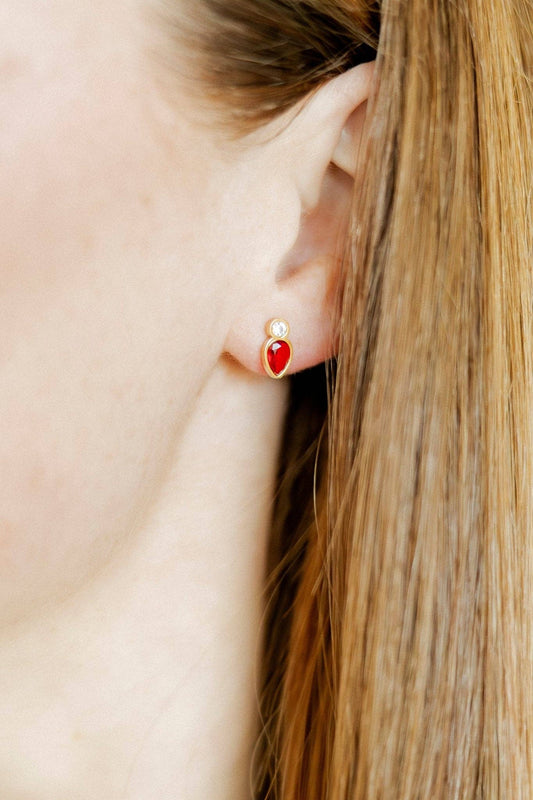 Screwback Stud Earrings - Starla Light