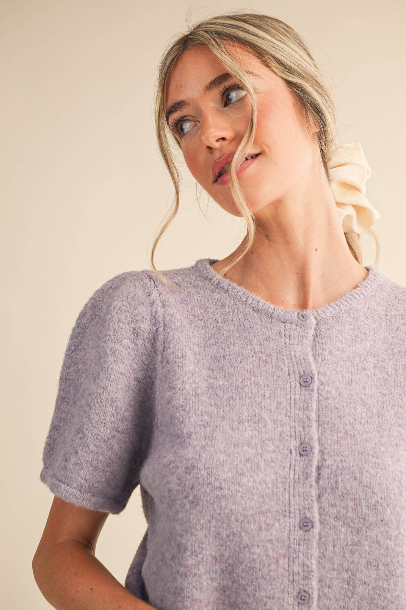 Megan Lavender Sweater