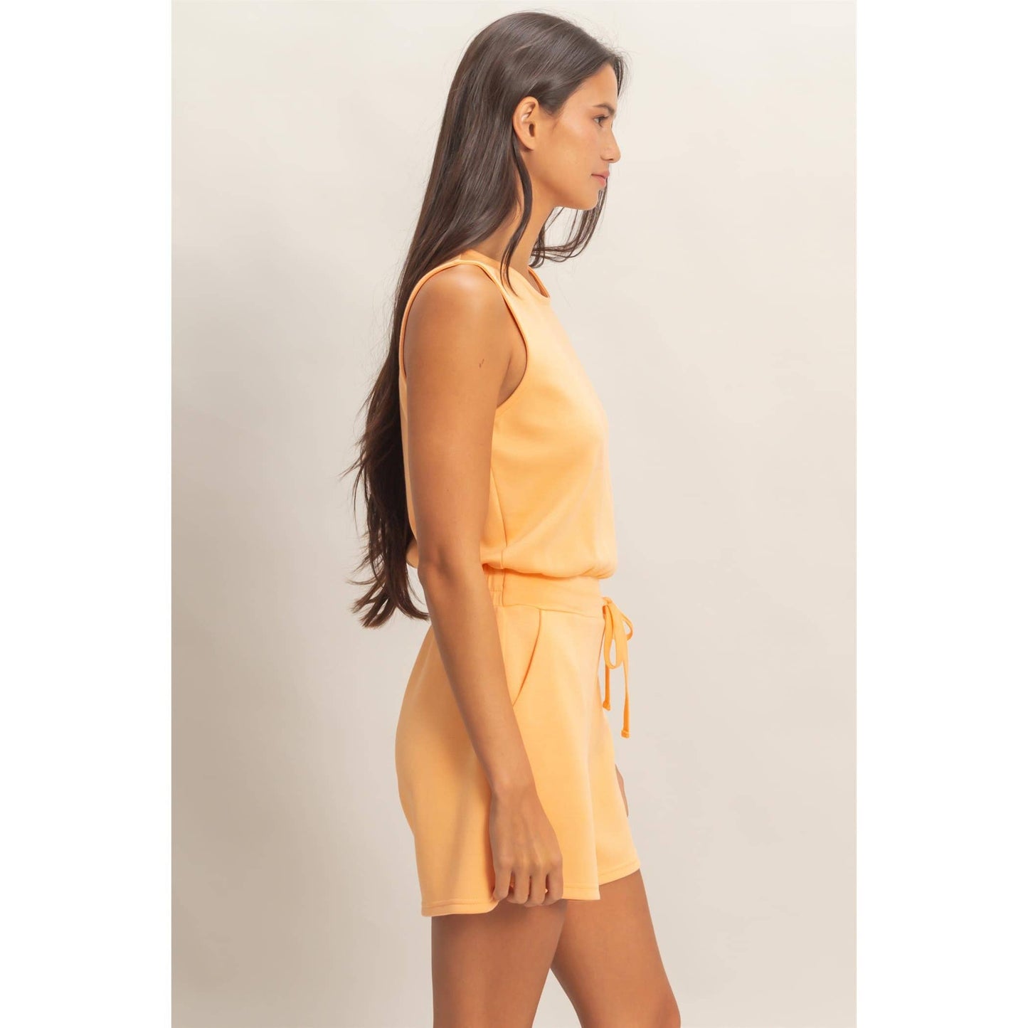 Jackie Romper | Apricot