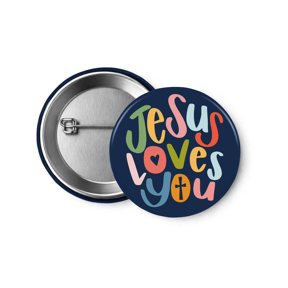 Pinback Button, Jesus Loves You