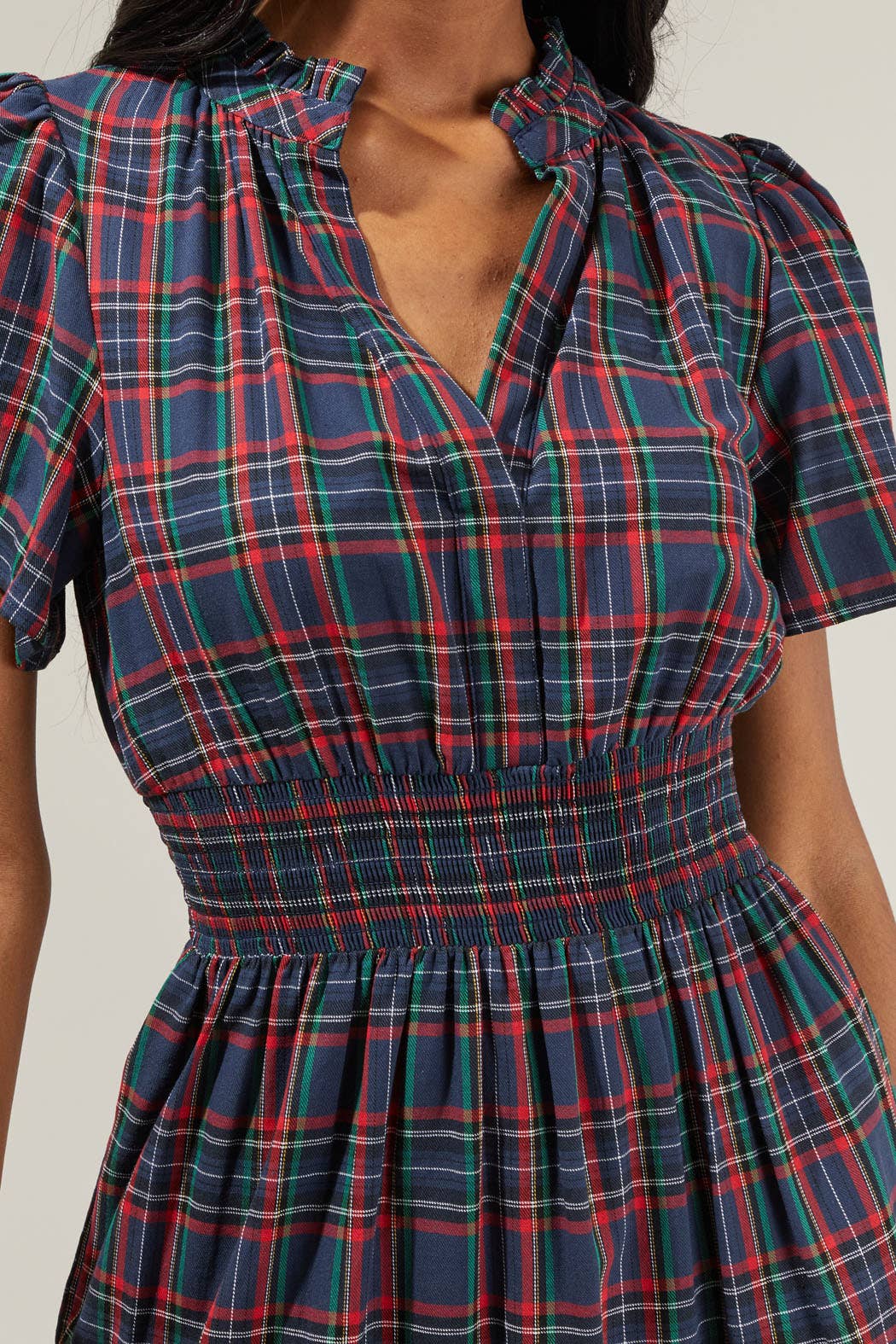 Miley Plaid Maxi Dress