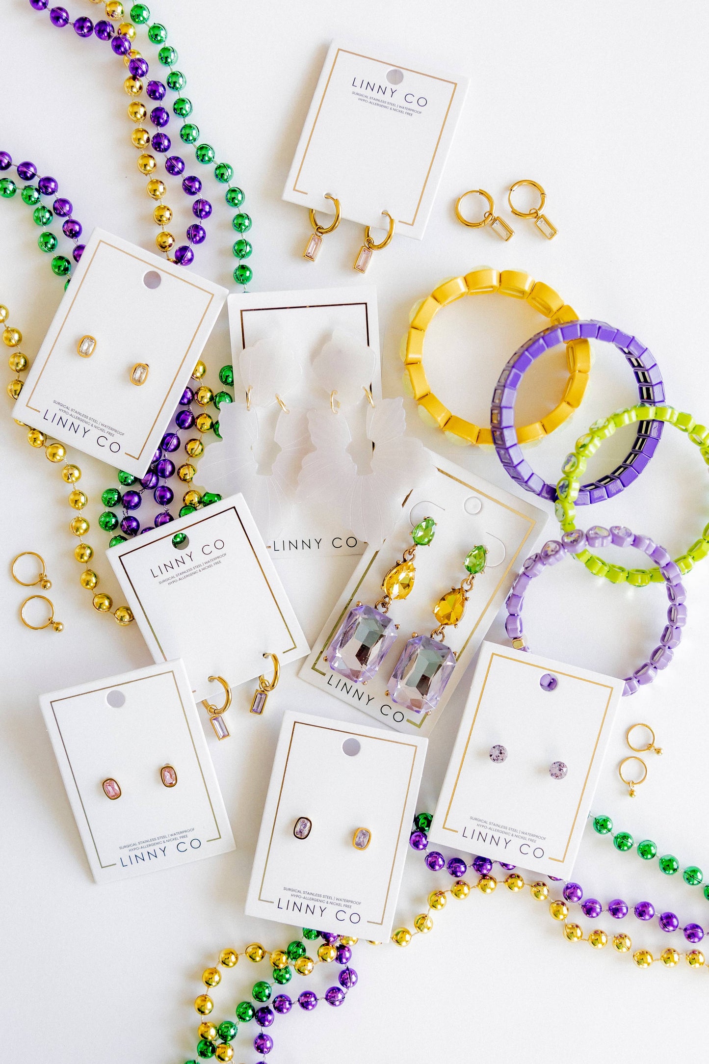 Screwback Stud Earrings - Kay Clear