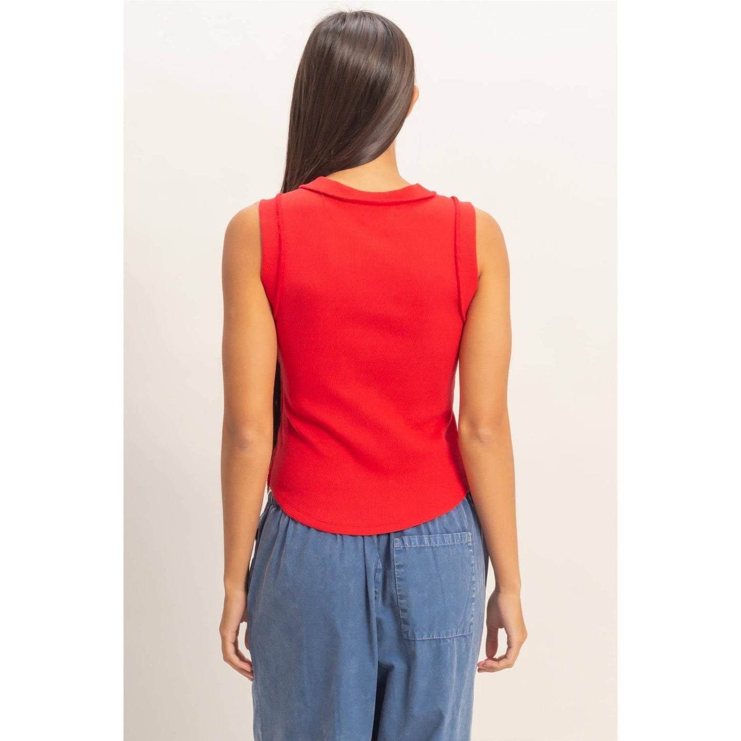 Evelyn Tank | Electric Red