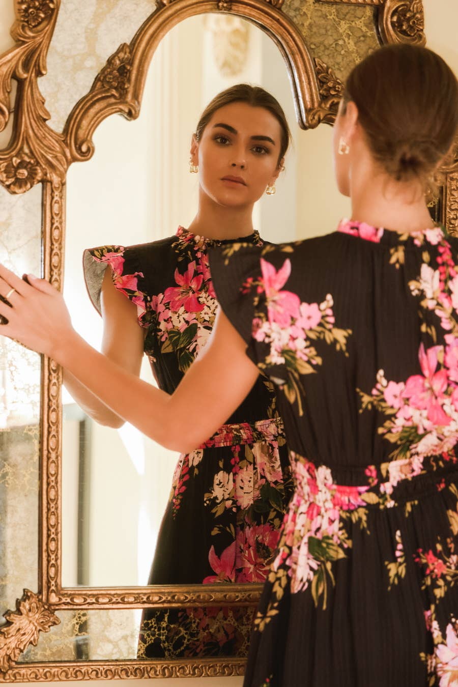 Fiona Emerald Dress (Plus)