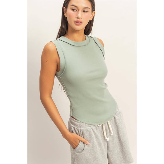 Evelyn Tank | Sage Green