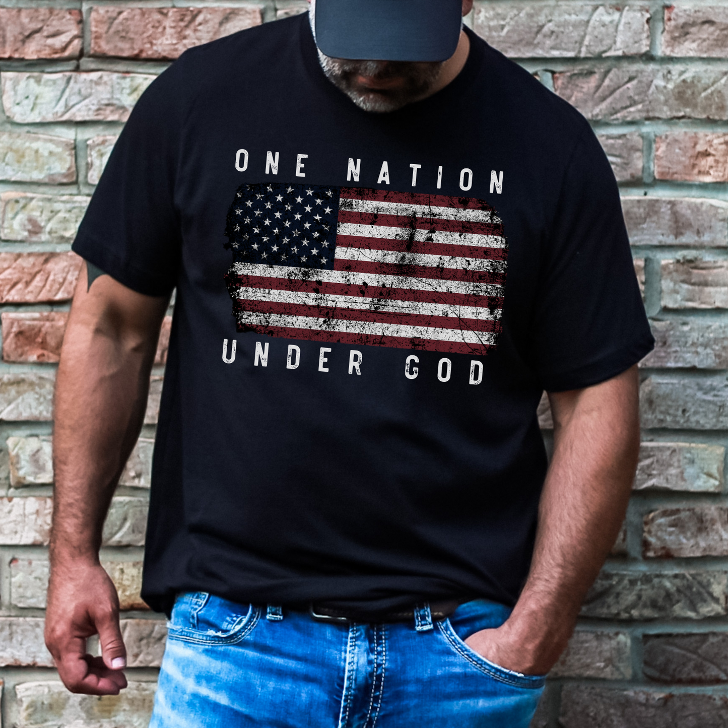 One Nation Under God Men's T-Shirt
