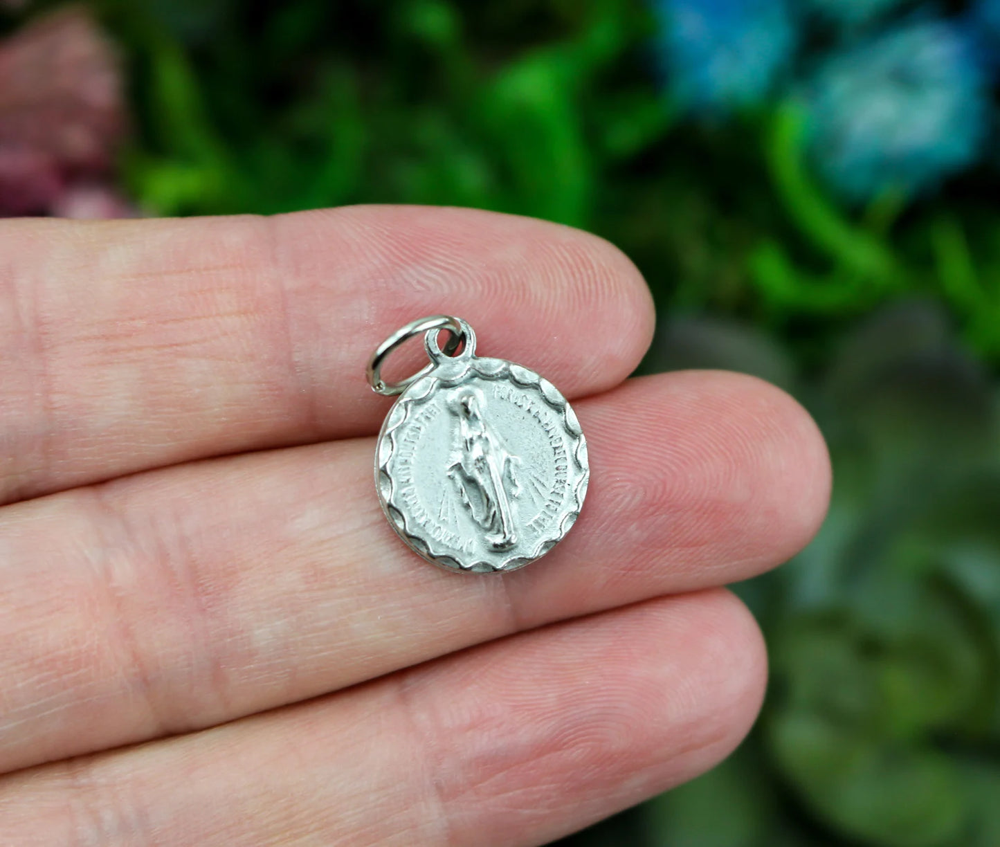 Round Miraculous Medal