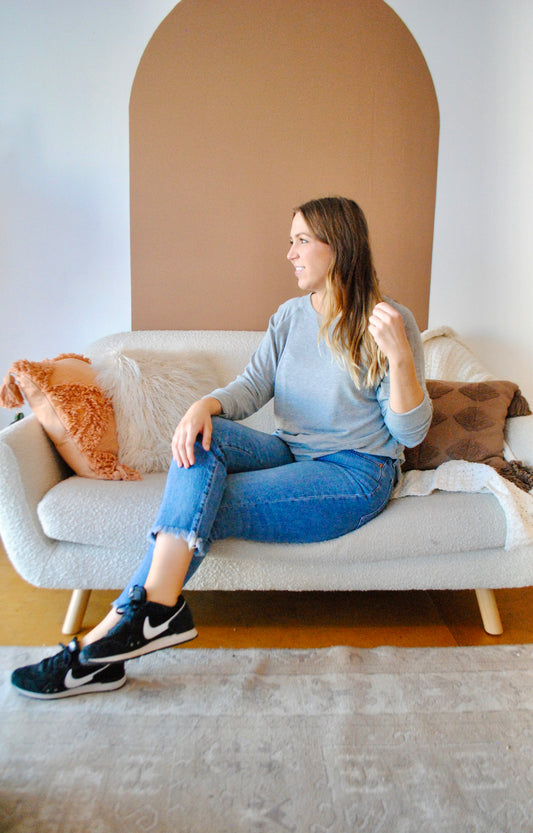 Lounge Sweatshirt | Heather Grey