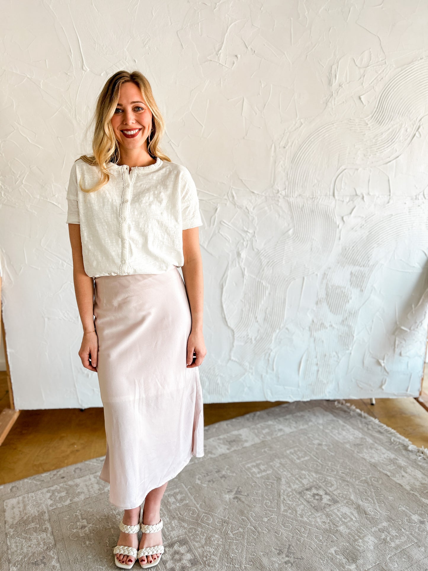 White Casual Blouse