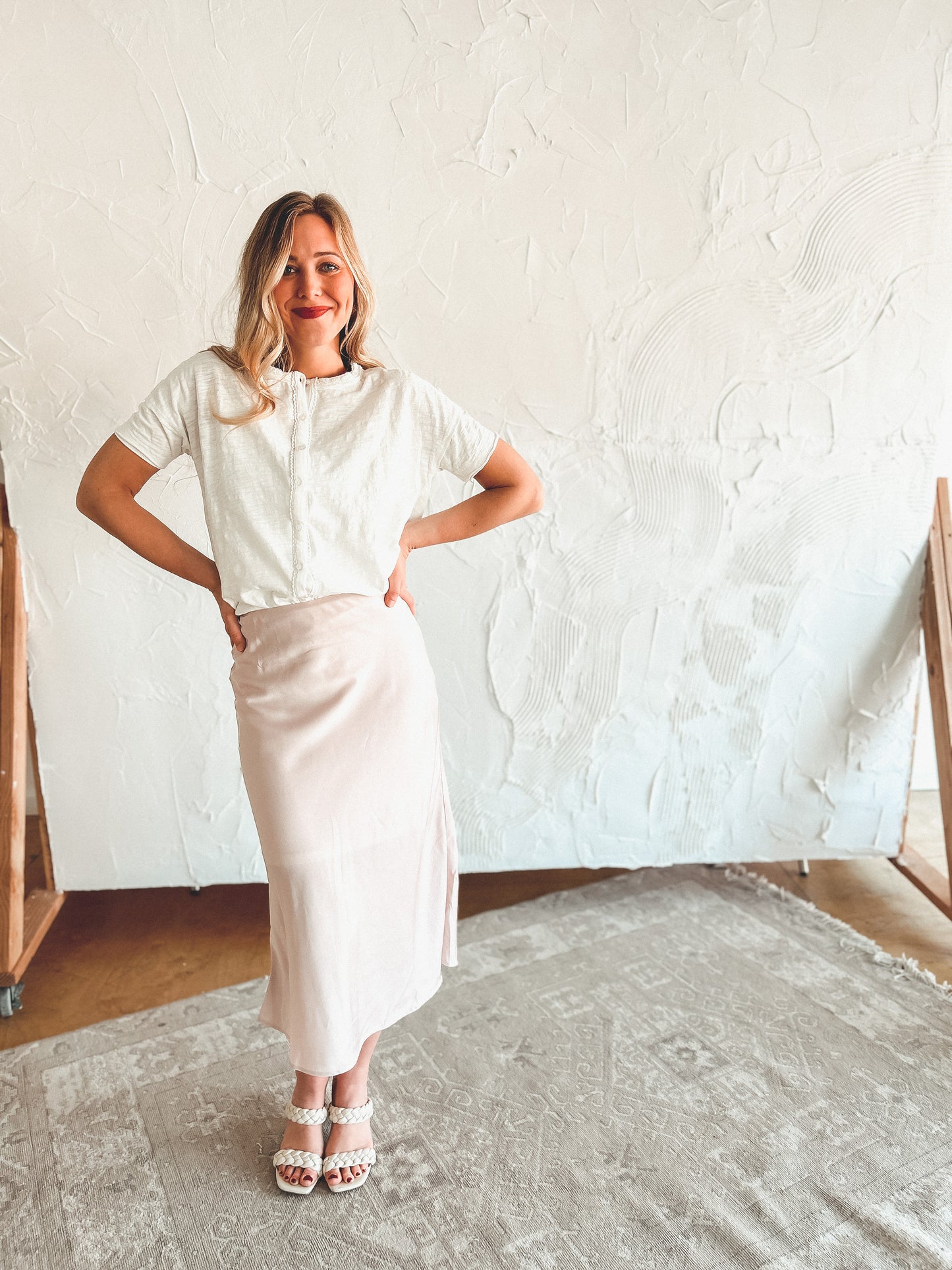 White Casual Blouse