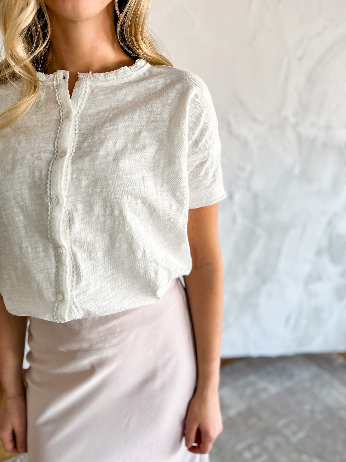 White Casual Blouse