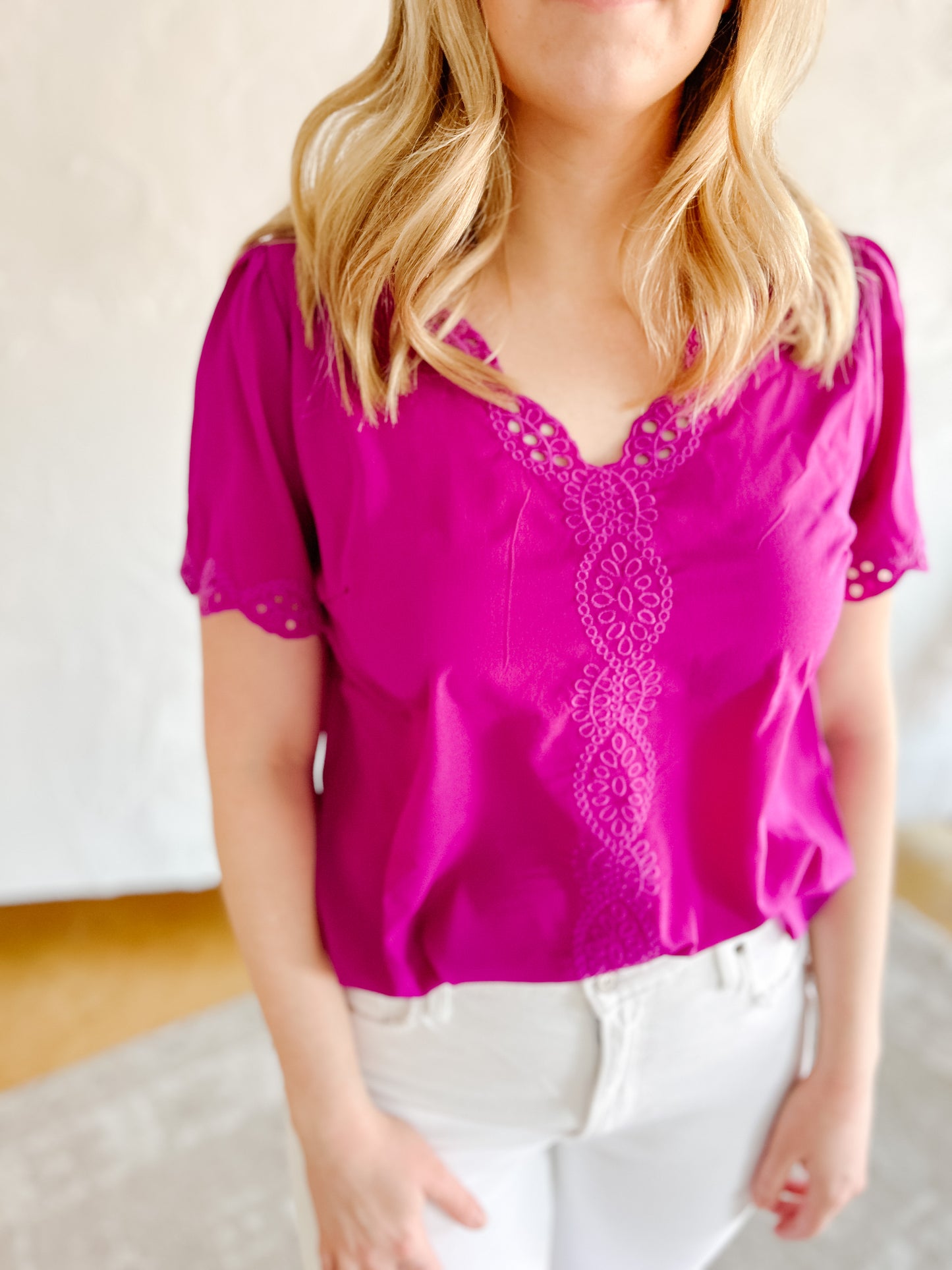 Orchid Detailed Blouse